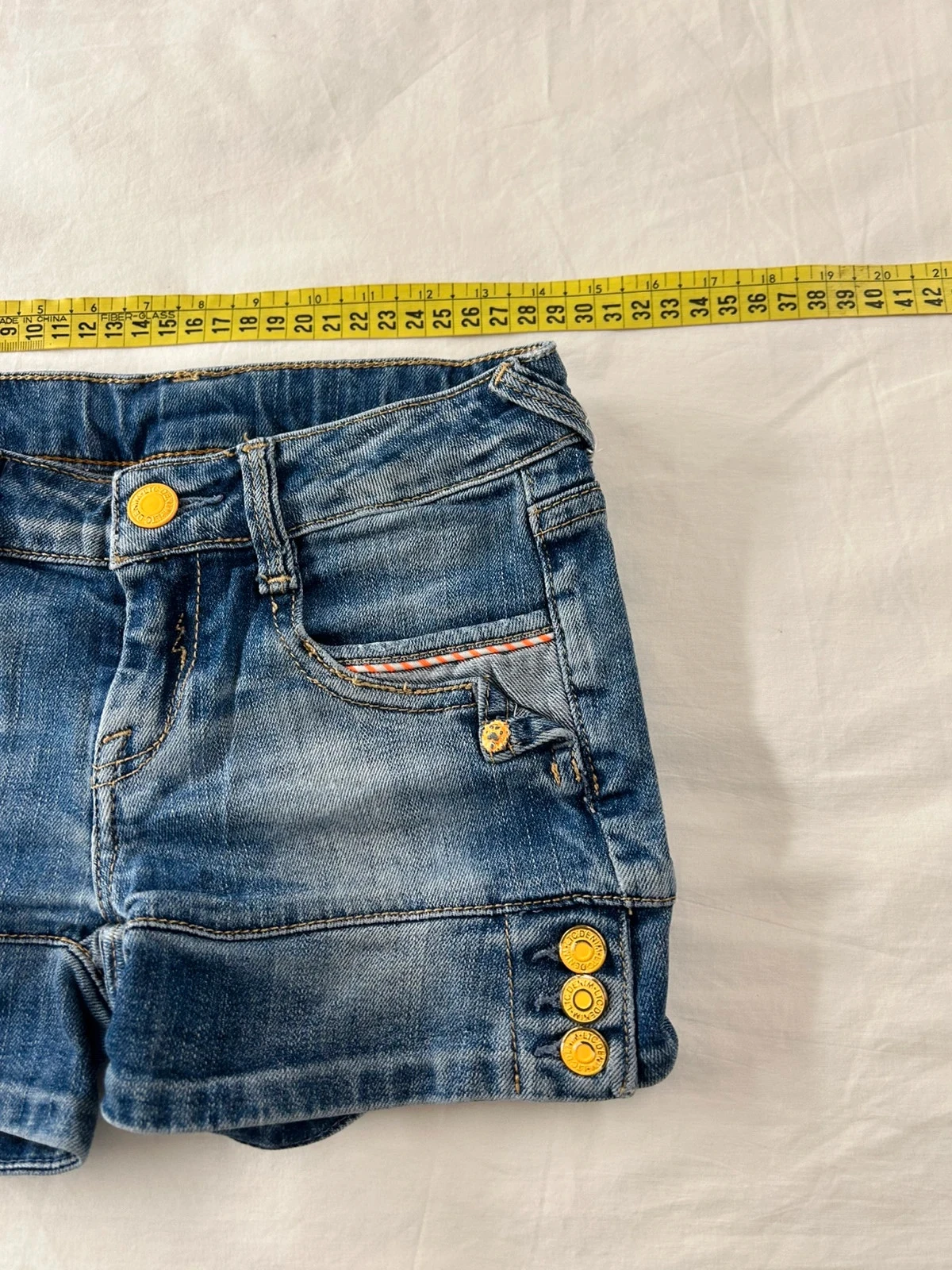 Vintage denim shorts Le Temps des Cerises – photo 4